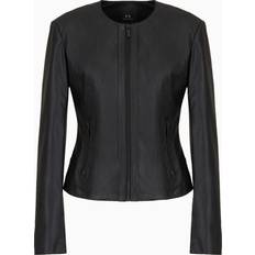 Armani Exchange Blazers Armani Exchange Faux Leather Jacket - Black