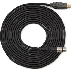 Cables Gear4music XLR USB Audio Interface Cable 5m