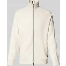 54 - Herre Trøjer BOSS Bomuld Zip-up Cardigan - Beige
