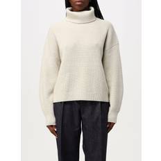 Knitted Sweaters - Natural Jumpers BOSS Wool Roll Neck Jumper - Beige