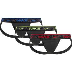 Nike Jock Strap 3-pack - Blue/Volt/Red