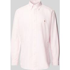 Polo Ralph Lauren Skjorter Polo Ralph Lauren Custom Fit Striped Oxford Shirt Pink - Lyserød