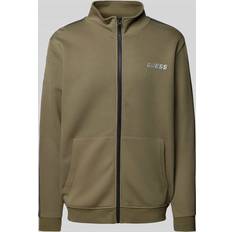 Guess Herre Jakker Guess Tyl Zip Sweater Fleece Style - Grøn