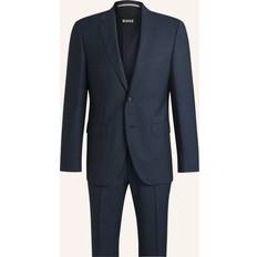 BOSS Regular-Fit Micro-Patterned Virgin Wool Suit