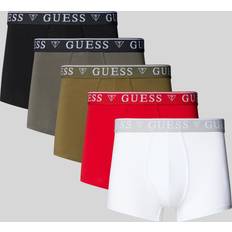 Guess Intimo maschile Guess Trunks Mit Label-Bund Im 5er-Pack - Rot