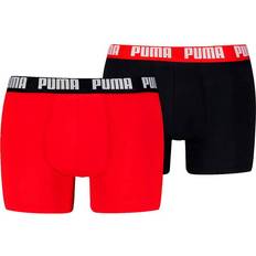 Puma Herre Underbukser Puma Boxer Briefs Basic Boxer - Red/Black