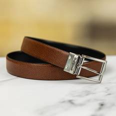 Barbour Men Belts Barbour Fife Reversible Leather Belt - Classic Black/Chestnut Brown