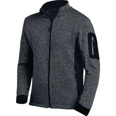 FHB Strick-Fleecejacke Gr M - Anthrazit/Schwarz