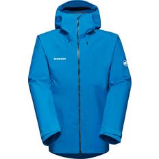 Netzgewebe Regenjacken & Regenmäntel Mammut Crater IV Hardshell Hooded Jacket - Blue