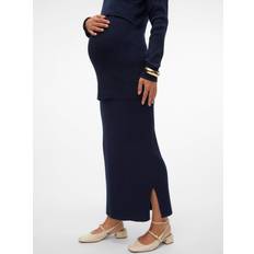 Silke/Siden Kjolar Midikjol - Navy Blazer