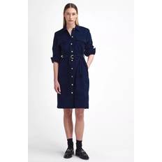 Clothing Barbour Noelle Cord Midi Dress - Navy