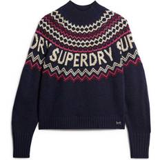 Superdry Fair Isle Jumper - Navy