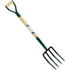 Pitchforks Yoho 30 in 4-Tine Steel D-Grip Spading Fork