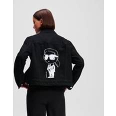 Karl Lagerfeld Ikon Denim Jacket - Black Denim