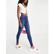 Noisy May Callie Skinny Jeans - Mellanblå