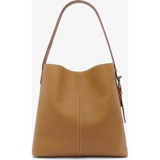 T-Bar Sling Shoulder Bag - Brown