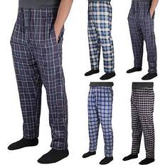 Mens Check Woven Pyjama Bottoms - Cotton