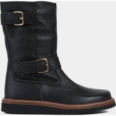 Nature Kängor & Boots Nature Fenja Stövel Läder Skor - Svart