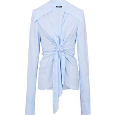 Balmain Femme Chemises Balmain Blouse Met Gingham Ruit - Blauw