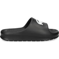 Lacoste Slides Lacoste Logo Print Slides - Black