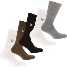 Lyle & Scott Chaussettes Lyle & Scott Camdyn 5 Pack Socks Blue/Green/White/Grey/White