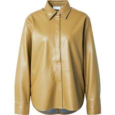 Kunstlæder Bluser Calvin Klein Jeans Bluse - Khaki