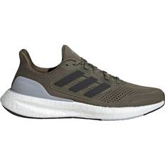 adidas Pureboost 23 Shoes - Olive Strata/Core Black/Halo Silver