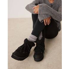 New Look Suedette Snow Boot - Black