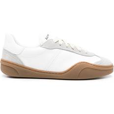 Acne Studios Panelled Design Leather Sneakers - White