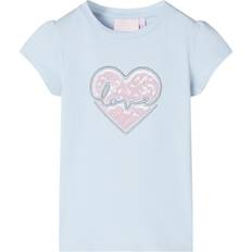 vidaXL T-shirt För Barn - Ljusblå