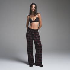 Flannel Pants SKIMS Oversized Double Waistband Pants - Black