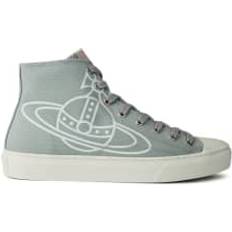 Vivienne Westwood Shoes Vivienne Westwood High-Top Sneakers Logo - Gray
