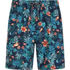 Florals Swimming Trunks Aruba Floral Swim Shorts - Teal