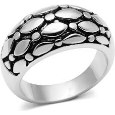 Rhodium Brass Ring with No Stone - No Stone