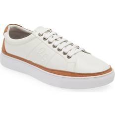 Robert Graham Sunset Low Top Leather Sneaker - White