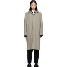 Nylon Coats Jil Sander Sport Coat - Slate Green