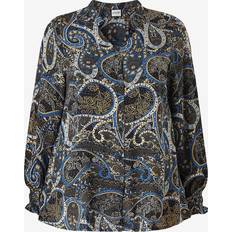Gozzip Blus gGhita Blouse Long Sleeve - Blå