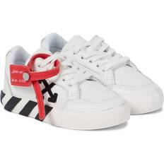 Off White Kids Low Leather Sneakers - White