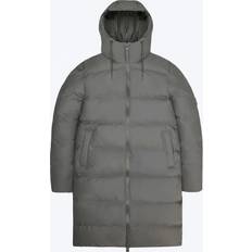 Rains Alta Long Puffer Jacket - Grey