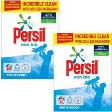 Persil Cleaning Equipment & Cleaning Agents Persil Non-Bio Washing Powder 60 Washes 2 Pk