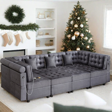 Moasis 8-Seat Modular Sectional Sofa 4 Seater