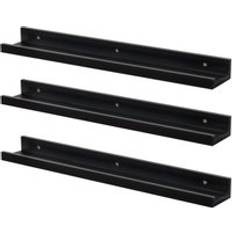 Harbour Housewares Floating Picture Ledge Shelves 57 cm Pack Of 6 Wall Shelf