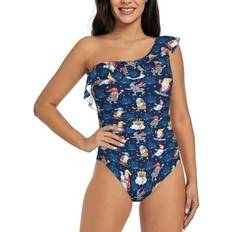 Men Swimsuits Bingfone Playtime Print One Piece Swimsuit - X-Large