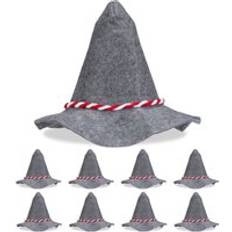 Chapeaux vente Relaxdays Grey Bavarian Hat Set 9-Piece