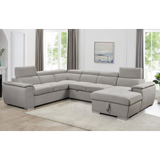 Cozy Living Furniture Cozy Living Modern U Shaped Sectional Couch 125" Sofa