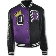 Heart Jackets Children's Clothing Sam Edelman Girls Hearts Varsity Jacket - Purple/Black