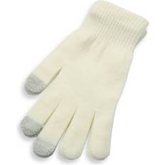 White Gloves Rigardu Knitted Cold Proof Plush Christmas Gloves - Whitea