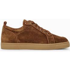 Christian Louboutin Brown Sneakers Christian Louboutin Luxurious Brown Suede Low Top Trainers - Brown