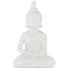 B2X White Buddha Figure 18 cm Figurine