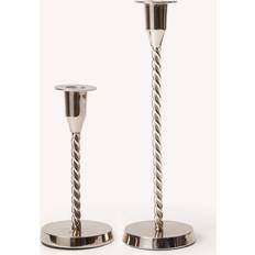 Lexington Twisted Silverpläterad Silver Ljusstake